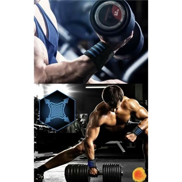 1 Pair Wrist Band Support Brace Wrap Carpal Strap - Picture 6 of 10